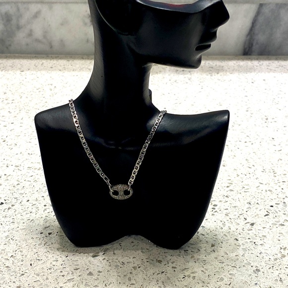 Sterling Silver Diamond pendant - Picture 3 of 7